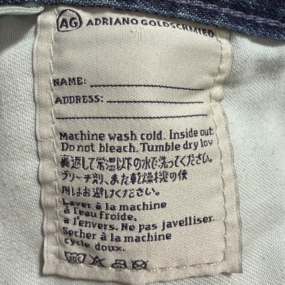 Adriano Goldschmied The Ex-Boyfriend Slouchy Slim Blue Jeans Distressed
Women 32 - Picture 12 of 15